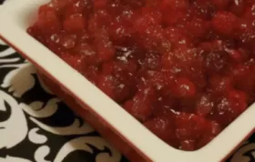 Homemade Cranberry Conserve Recipe