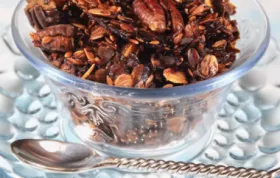 Homemade Dark Honey Pecan Granola