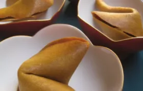 Homemade Fortune Cookies