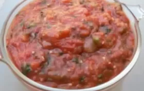 Homemade Roasted Tomato Salsa Recipe