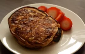 Homemade Spelt Pancakes with Maple Syrup