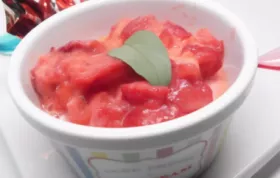 Homemade Strawberry Sherbet Recipe