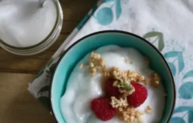 Homemade Vegan Coconut Yogurt