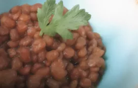 Honey Baked Lentils