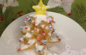 Impress your guests with this stunning Christmas Tree Cookie Stack.