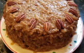 Indulge in the decadent Willard Family German Chocolate Cake