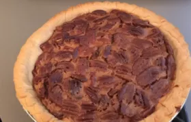 Indulge in the rich and decadent flavors of this classic pecan pie recipe.
