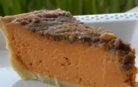 Indulge in the rich flavors of a gourmet pumpkin pie