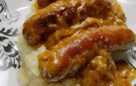 Instant Pot Bangers and Mash