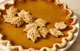 Jen's Maple Pumpkin Pie Recipe