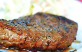 Juicy and flavorful grilled Delmonico steaks