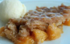 Juicy Peach Crisp