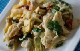 Ken's Chicken, Spinach and Artichoke Pasta