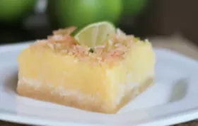 Keto Coconut Lime Bars