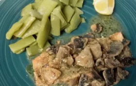 King Salmon with Mushrooms