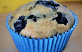 Lactose-Free Banana and Blueberry Muffins