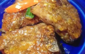 Lamb Chops in Duck Sauce