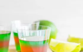 Layered Margarita Jell-O Shots - A Fun and Refreshing Party Treat