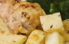 Lebanese Chicken and Potatoes Recipe