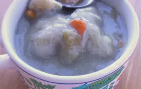 Leftover Turkey Soup with Rosemary Parmesan Dumplings