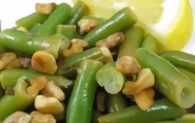 Lemon Green Beans with Walnuts: A Fresh and Nutty Side Dish