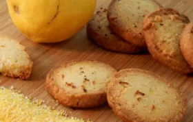 Lemon Polenta Biscuits