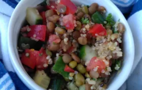 Lentil, Quinoa, and Mung Bean Salad