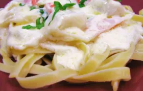 Lighter Fettuccini Alfredo