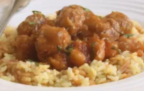 Little Lamb Meatballs in a Spicy Eggplant Tomato Sauce