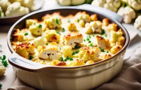 Low Carb Cauliflower Chicken Casserole