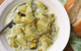 Low-Fat Potato and Leek Soup