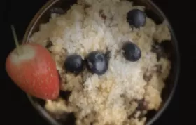 Millet Breakfast Porridge with Fruit