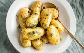 New Potatoes with Caper Sauce