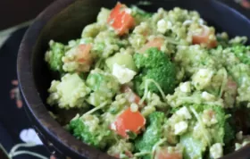 Nutritious and Flavorful Parsley Walnut Pesto Quinoa Salad Recipe