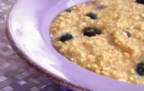 Nutty Blueberry Oatmeal