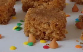 Oatmeal Scotchies in a Pan