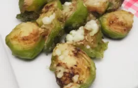 Pan-Roasted Brussels Sprouts with Gorgonzola Cheese Recipe