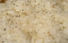 Parmesan Black Pepper Arborio Rice Pilaf