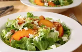 Peach and Escarole Salad