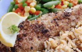 Pecan-Crusted Rockfish with Old Bay