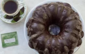 Peppermint Tea Chocolate Cake