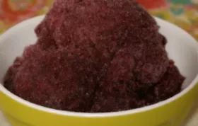 Pink Grapefruit Blueberry Sorbet