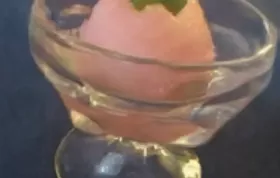 Pink Grapefruit Sorbet