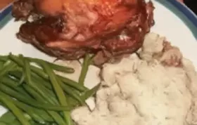 Plum-Glazed Cornish Game Hens