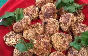 Polpettine di Melanzane al Forno (Italian Baked Eggplant and Parmesan Bites)