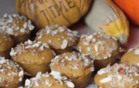 Pumpkin-Almond Mini Muffins