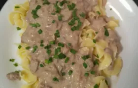 Quick and Easy Hamburger Stroganoff