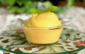 Quick and Easy Homemade Mango Ice Cream Recipe