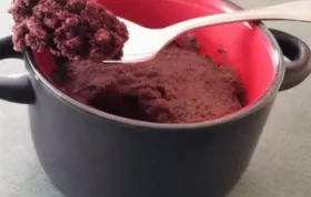 Quick and Easy Individual Microwave Brownie
