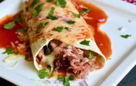 Quick and Easy Pulled Pork Burritos